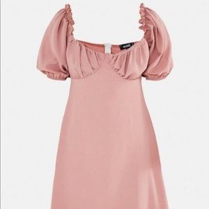 Milkmaid Blush Mini Dress